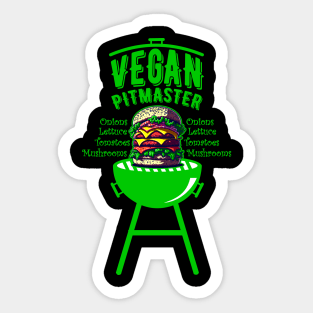 Vegan Pitmaster Sticker